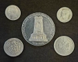 Продавам пет сребърни монети , снимка 1