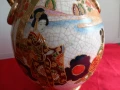 SATSUMA, Стара Японска Ваза ,Злато , Маркирана ,Сатцума, снимка 3