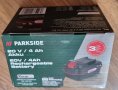 Батерия Parkside 4Ah и бързо зарядно 4.5Ah нови и запечатани, снимка 3