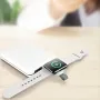 Преносимо безжично зарядно за Apple iWatch Series 9 8 7 6 5 4 3 2 1 SE, бяло, снимка 6