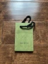 Малка Подаръчна Бутикова Торбичка Gucci Beauty Зелена (17 x 11 x 6 см), снимка 2