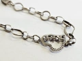 Сребърна гривна 5.88гр 06924-25/4, снимка 2