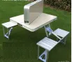 %@! Нови  Алуминиева сгъваема маса с 4 стола за пикник ,85x67x67 см тип куфар от ВНОСИТЕЛ, снимка 2