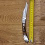 Немски сгъваем джобен нож острие 10 см Husqvarna кожен калъф