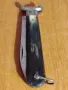 Стар ловен сгъваем нож,ножка DABO/INOX, снимка 7