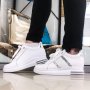 Дамски сникърси B161-white, снимка 1 - Дамски ежедневни обувки - 40072501