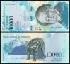 ⭐ Венецуела 2017 10000 боливара UNC нова ⭐, снимка 1