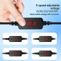 Универсално бързо зарядно устройство PD, USB-C към DC 5V/9V/12V/15V/20V, с LED дисплей, снимка 2