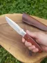 Ловен нож ръчна изработка с кожена кания,фултанг,LN401, снимка 6