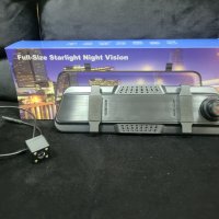 Огледало за автомобил с 2 камери – видеорегистратор и камера за задно виждане  Код на продукт: TS610, снимка 2 - Аксесоари и консумативи - 39443007