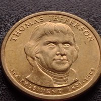 Възпоменателна монета THOMAS JEFFERSON 3 президент на САЩ (1801-1809) за КОЛЕКЦИЯ 37762, снимка 6 - Нумизматика и бонистика - 40764301