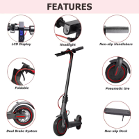 ПРОМО: Електрически скутер - тротинетка H7 350W 10Ah 25 km/h 8.5 inch, снимка 3 - Велосипеди - 44760113