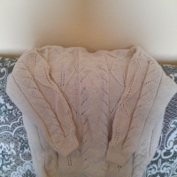 Дамска плетена блуза на две куки, снимка 2 - Блузи с дълъг ръкав и пуловери - 36250362