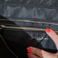 Черна чанта с пайети Victoria's Secret-120лв., снимка 9 - Чанти - 41830584
