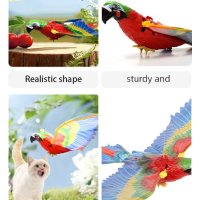 Летяща/висяща играчка Електрически папагал, снимка 12 - Електрически играчки - 40952165