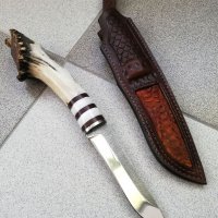 Ръчно изработен ловен нож от марка KD handmade knives ловни ножове, снимка 12 - Ловно оръжие - 30284314