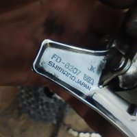 Чифт дерайлйори за велосипед колело Shimano 600 с венец касета 8 скорости и нейната верига , снимка 2 - Части за велосипеди - 44196504