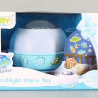 Бебешки проектор за таван със звук, снимка 1 - Играчки за стая - 41903383