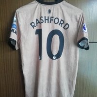 Manchester United Rashford Adidas рядка златиста тениска фланелка Рашфорд Манчестър Юнайтед размер М, снимка 1 - Тениски - 42300559