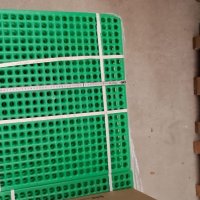 Пластмасови подови решетки за клетки за зайци, Дъна 59х59 см, Комплект 10 броя, снимка 5 - За гризачи - 42652412