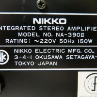 NIKKO NA-390 II, снимка 8 - Ресийвъри, усилватели, смесителни пултове - 41159471