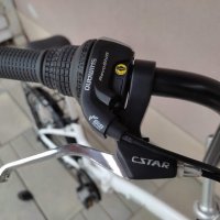 Продавам колела внос от Германия алуминиев двойносгъваем велосипед DINA BIKE 20 цола 6 скорости, снимка 10 - Велосипеди - 35814423