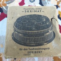 Стара Мастилница за туш " SKRIMAT "  ГДР, снимка 3 - Други ценни предмети - 33997932