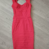 Елегантна червена рокля ASOS, снимка 4 - Рокли - 41584310