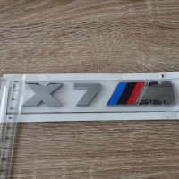 БМВ Bmw X7 M сребриста емблема лого, снимка 3 - Аксесоари и консумативи - 44370169