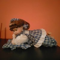 Порцеланова кукла TCM Deko Puppe Marie-Luise 37 см Нова !!, снимка 2 - Колекции - 42145647