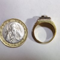 Златен пръстен 14к / 6,55гр, снимка 7 - Пръстени - 41638034