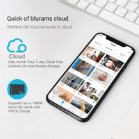 Камера/ бебефон- въртяща се Blurams Dome lite 2, снимка 6 - Камери - 40153366