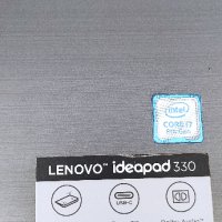 Лаптоп Lenovo IdeaPad 330 i7-8550u 12 ram 8 ядрен м.2 256 гигабайта, снимка 2 - Лаптопи за игри - 35729897