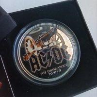 Страхотна Сребърна Монета AC-DC Ограничен Тираж, снимка 4 - Нумизматика и бонистика - 34544729