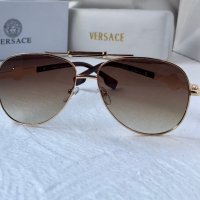 Versace VE2236 мъжки слънчеви очила авиатор унисекс дамски, снимка 4 - Слънчеви и диоптрични очила - 41968539