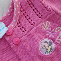 Блуза дънки и жилетка Мини Маус 0-3 месеца, снимка 6 - Комплекти за бебе - 36276904