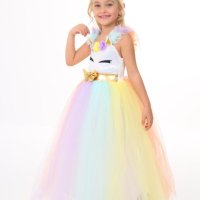 Детска рокля Еднорог, снимка 1 - Детски рокли и поли - 44164052