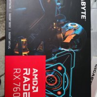  Продавам нова видеокарта GIGABYTE AMD RADEON RX 7600 GAMING OC, снимка 2 - Видеокарти - 44183975