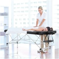 Сгъваема алуминиева кушетка за масаж и миглопластика + АКСЕСОАРИИ, снимка 7 - Кушетки - 41548666