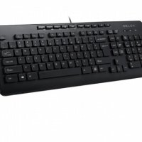 Клавиатура USB мултимедийна Delux OM-02U Черна кирилизирана клавиатура Multimedia Keyboard, снимка 2 - Клавиатури и мишки - 39068425