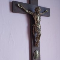 Стар кръст , Исус Христос 50.5х30см, снимка 3 - Други ценни предмети - 41394653