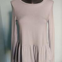 Еластична блуза тип туника "Gina Tricot"® / унисайз , снимка 2 - Блузи с дълъг ръкав и пуловери - 36349109