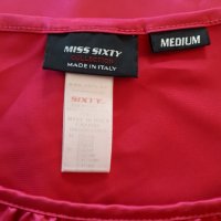 Наситено цикламена рокля-блузон Miss Sixty, снимка 5 - Рокли - 35886315