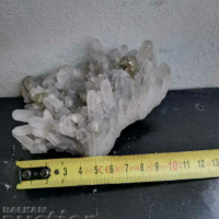 Друза планински кристал, кварц, пирит,галенит, снимка 5 - Други ценни предмети - 44659771