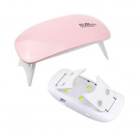 UV/LED ЛАМПА ЗА МАНИКЮР И ПЕДИКЮР SUN MINI, РОЗОВА, МОЩНОСТ 6 W - код mini Sun 3091, снимка 3 - Педикюр и маникюр - 34131437