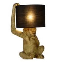 Настолна нощна лампа с маймуна , снимка 2 - Настолни лампи - 41424665