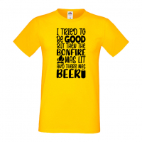 Мъжка тениска I Tried To Be Good But There Was Beer,Бира,Бирфест,Beerfest,Подарък,Изненада,Рожден Де, снимка 8 - Тениски - 36378026