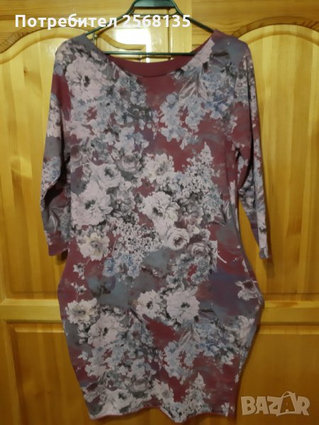 Рокля стилна и комфортна със разкошен принт!, снимка 1