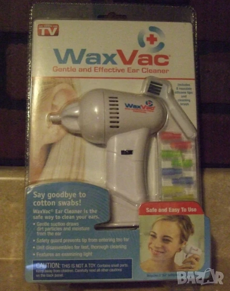 "WaxVac – Безопасно и лесно почистване на ушите у дома" , снимка 1