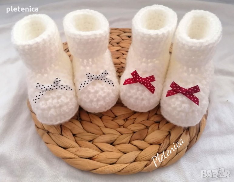 Чаровни бебешки терлички Ръчна изработка, снимка 1